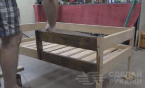 Детская кроватка из дерева своими руками